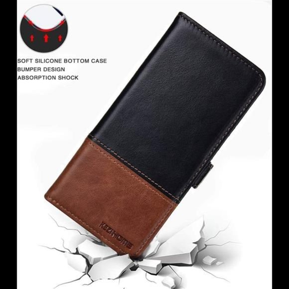 Fathers Day Gifts For Galaxy Note 20 Ultra Leather Wallet Case Credit Card Slot - Picture 7 of 7